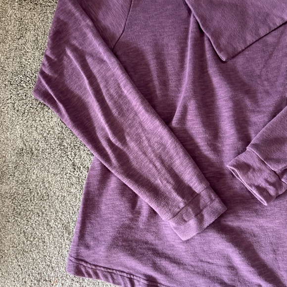 Columbia sweater womens large purple button front cross over lightweight casual - Picture 4 of 12